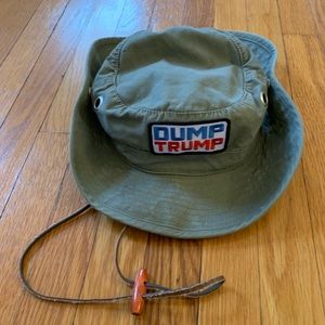 Dump Trump Safari Snap Up bucket hat. M/L